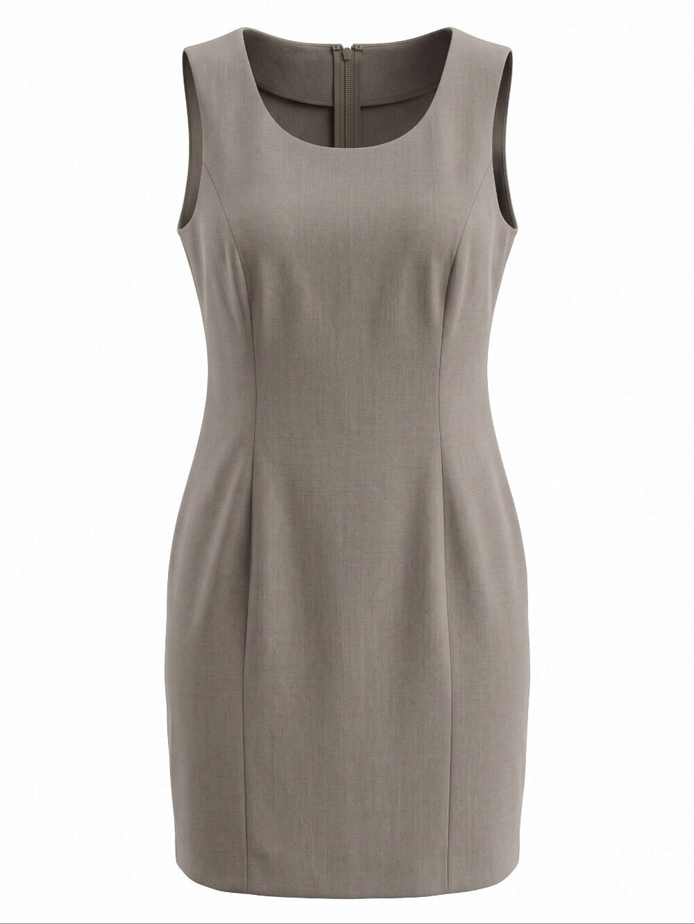 Briggs New York Taupe Sheath Mini Dress